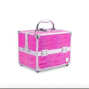 Caboodles Metallic Pink Train Case